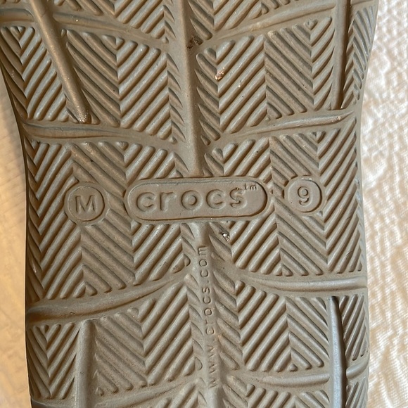 Mens Crocs Realtree Swiftwater Edge Wave Camo Flip Flops Slides Size 9 EUC - Picture 4 of 6